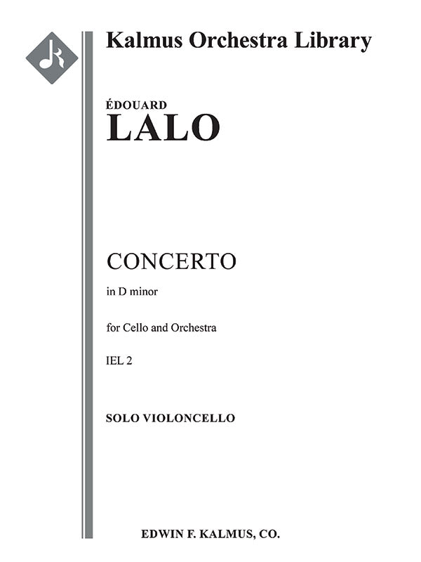 Concerto for Cello in D minor Cover Image