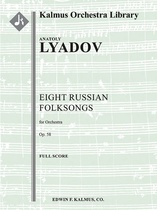 Eight Russian Folksongs, Op. 58 Cover Image