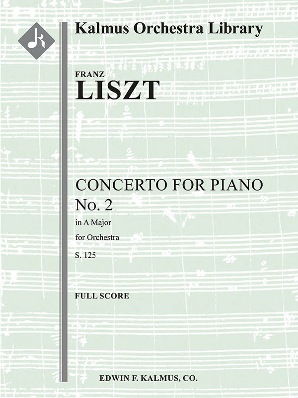 Concerto for Piano No. 2 in A, S. 125 Cover Image
