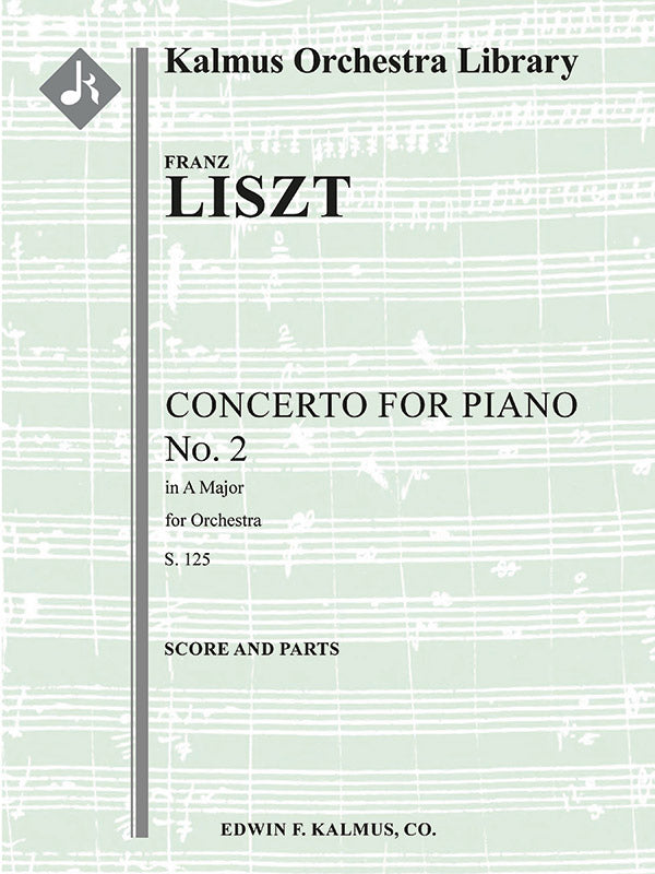 Concerto for Piano No. 2 in A, S. 125 Cover Image