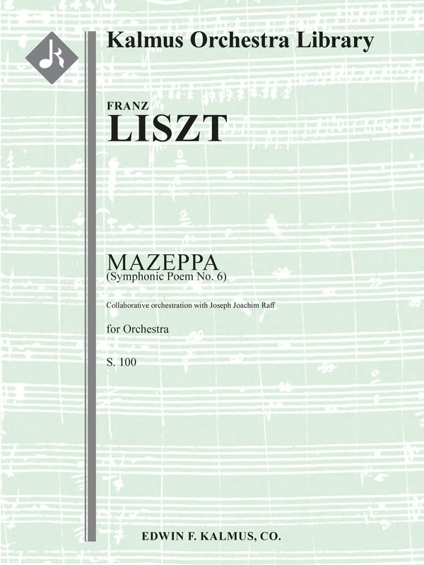 Mazeppa, S. 100 (Symphonic Poem No. 6) [collaborative orchestration] Cover Image