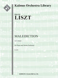 Malediction, S.121 (Concerto for Piano and Strings in E minor) Cover Image