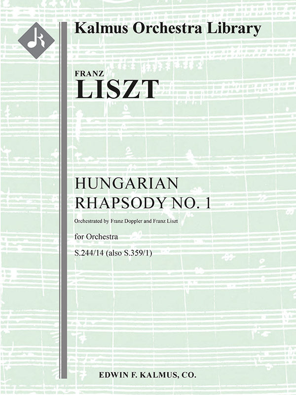 Hungarian Rhapsody No. 1, S.244/14 (also S.359/1) [Doppler] Cover Image