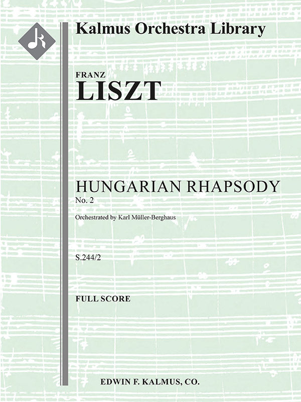 Hungarian Rhapsody No. 2, G. 359/2 Cover Image