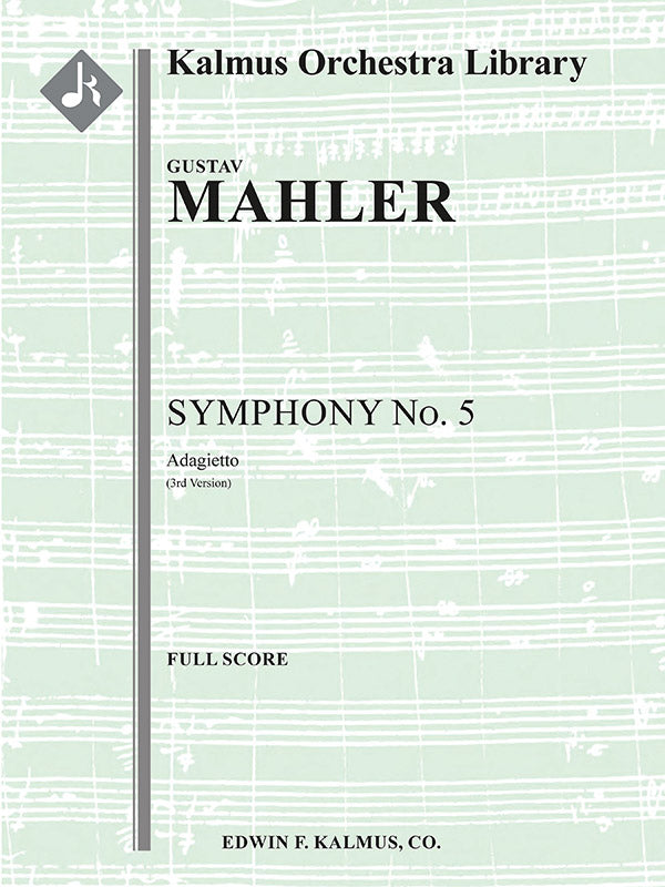 Symphony No. 5 in C-sharp minor (3rd version): Adagietto Cover Image