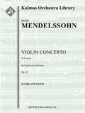 Concerto for Violin in E minor, Op. 64 Cover Image