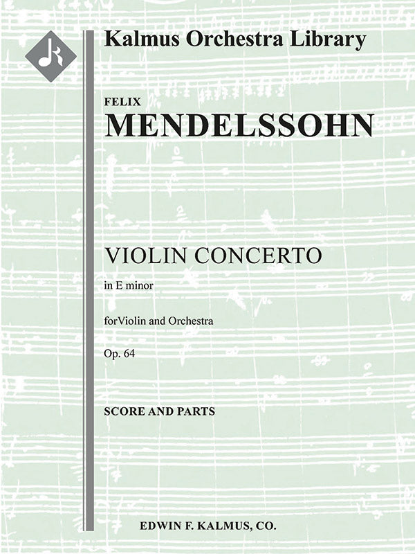 Concerto for Violin in E minor, Op. 64 Cover Image