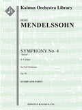 Symphony No. 4 in A, Op. 90 "Italian" Cover Image