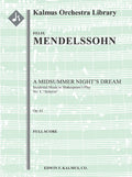 A Midsummer Night's Dream: Incidental Music, Op. 61; No. 1: Scherzo Cover Image