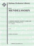 A Midsummer Night's Dream: Incidental Music, Op. 61; No. 1: Scherzo Cover Image