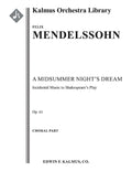 A Midsummer Night's Dream: Incidental Music, Op. 61 (Ein Sommernachtstraum) Cover Image