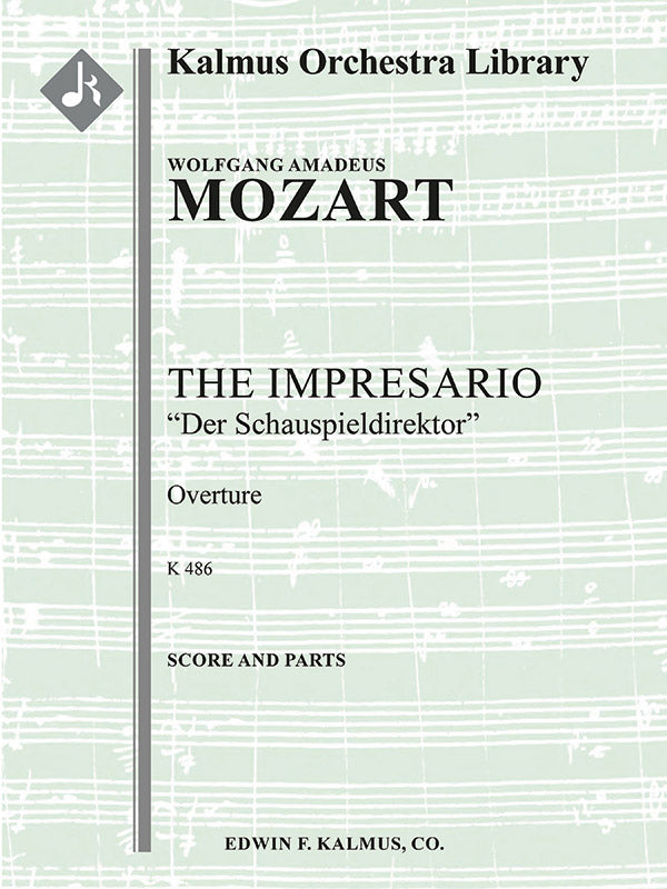 The Impresario Overture, K. 486 (Der Schauspieldirektor) Cover Image