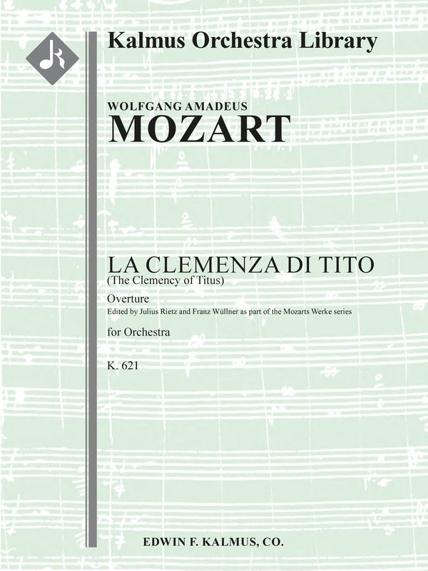 La Clemenza di Tito, K. 621: Overture Cover Image
