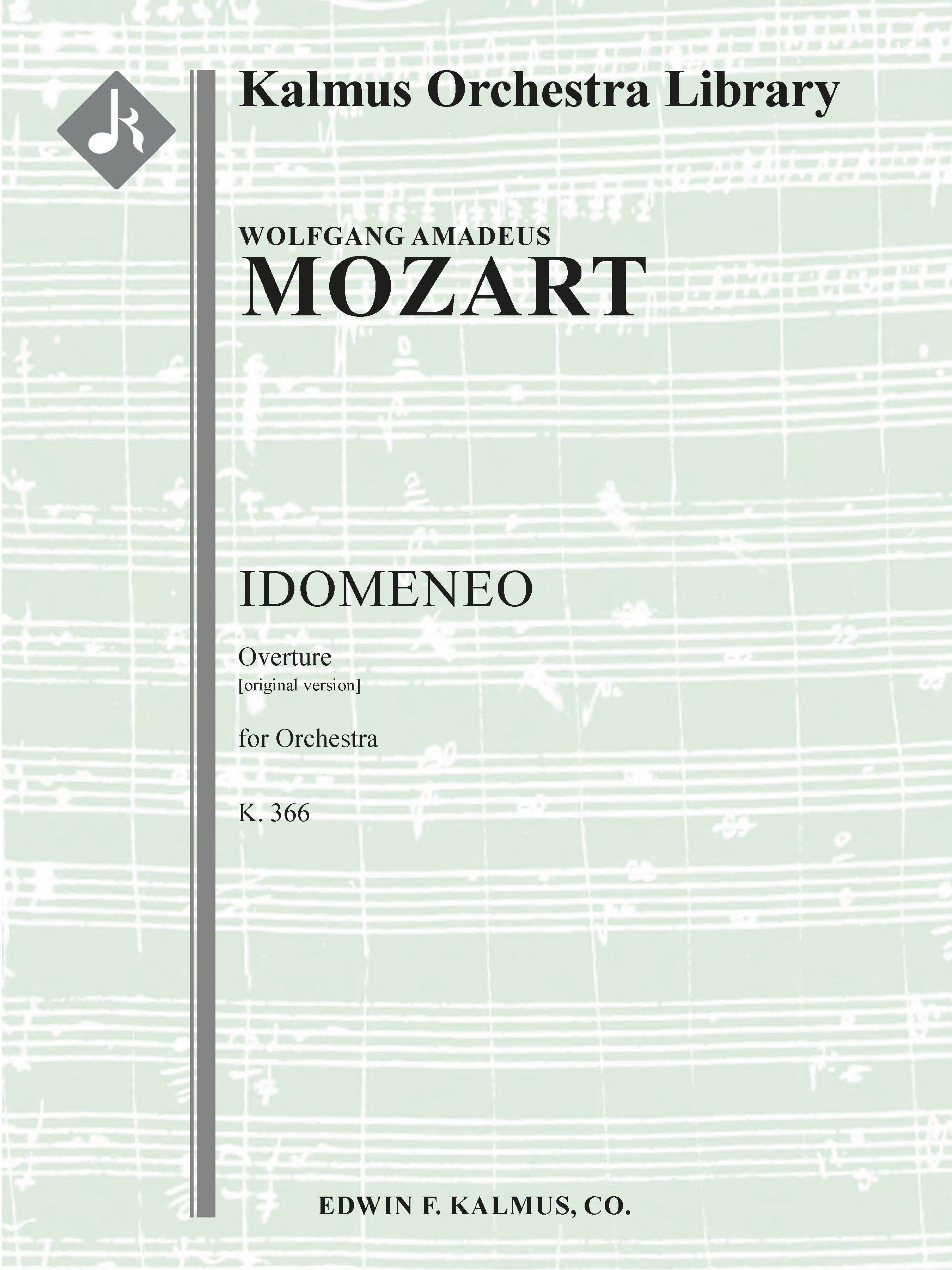 Idomeneo, K. 366: Overture [original version] Cover Image