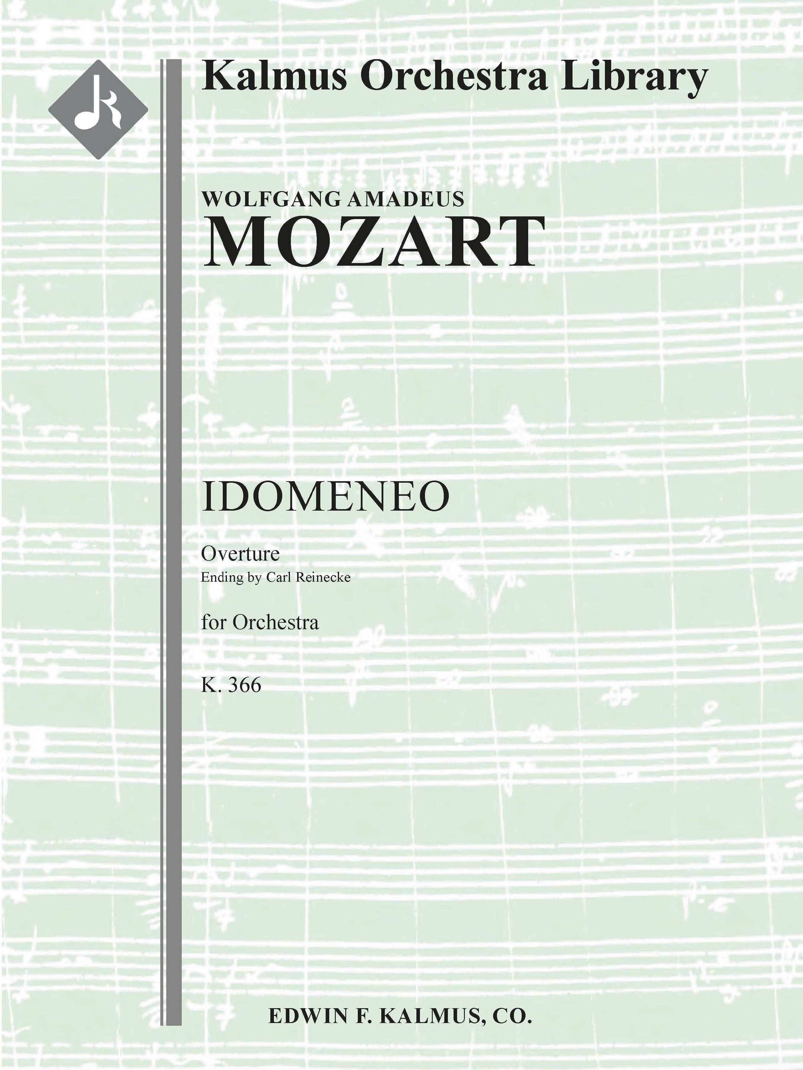 Idomeneo, K. 366: Overture [Reinecke ending] Cover Image