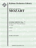 Concerto for Piano No. 7 in F, K. 242 'Lodron' (Concerto for 3 or 2 Pianos) Cover Image