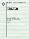 Concerto for Piano No. 7 in F, K. 242 'Lodron' (Concerto for 3 or 2 Pianos) Cover Image