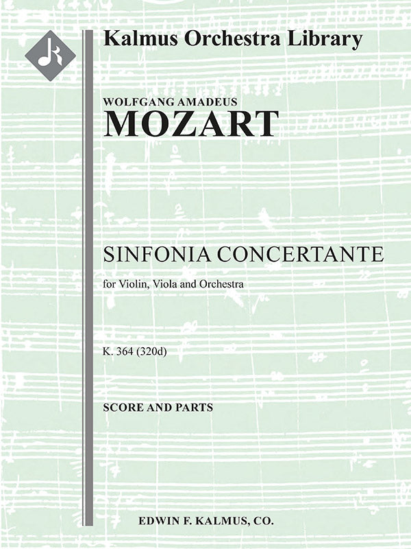 Sinfonia Concertante, K. 364/320d Cover Image