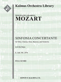 Sinfonia Concertante in Eb, K. Anh. 9/K. 297b (Konzertantes Quartett) Cover Image