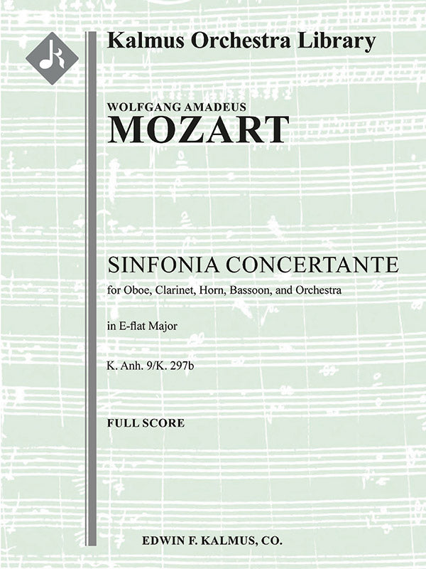 Sinfonia Concertante in Eb, K. Anh. 9/K. 297b (Konzertantes Quartett) Cover Image