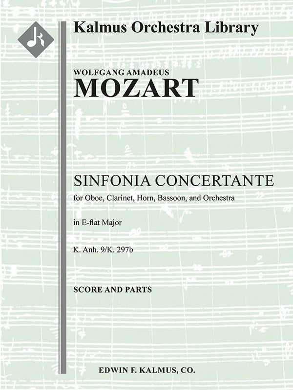 Sinfonia Concertante in Eb, K. Anh. 9/K. 297b (Konzertantes Quartett) Cover Image