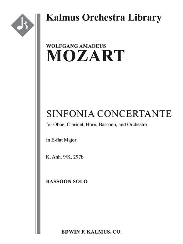 Sinfonia Concertante in Eb, K. Anh. 9/K. 297b (Konzertantes Quartett) Cover Image
