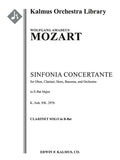 Sinfonia Concertante in Eb, K. Anh. 9/K. 297b (Konzertantes Quartett) Cover Image