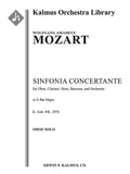 Sinfonia Concertante in Eb, K. Anh. 9/K. 297b (Konzertantes Quartett) Cover Image