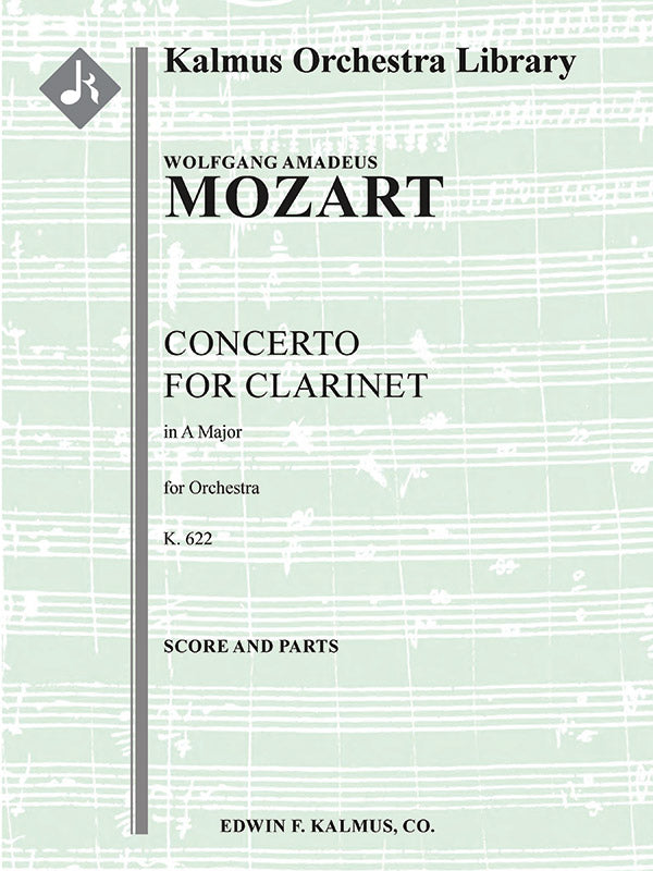 Concerto for Clarinet in A, K. 622 Cover Image
