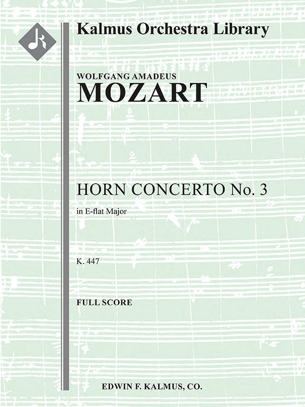 Horn Concerto No. 3 Cover Image