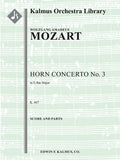 Concerto for Horn No. 3 in E-flat, K. 447 Cover Image