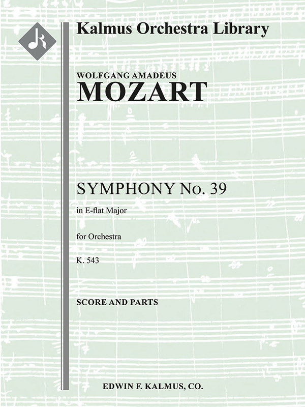 Symphony No. 39 in E-flat, K. 543 Cover Image