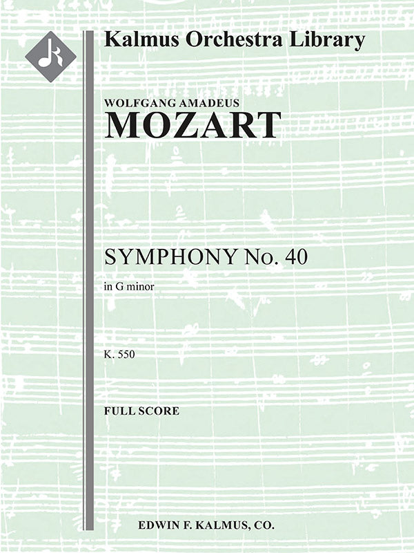 Symphony No. 40 in G minor, K. 550 Cover Image