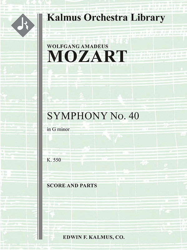Symphony No. 40 in G Minor, K. 550 Cover Image