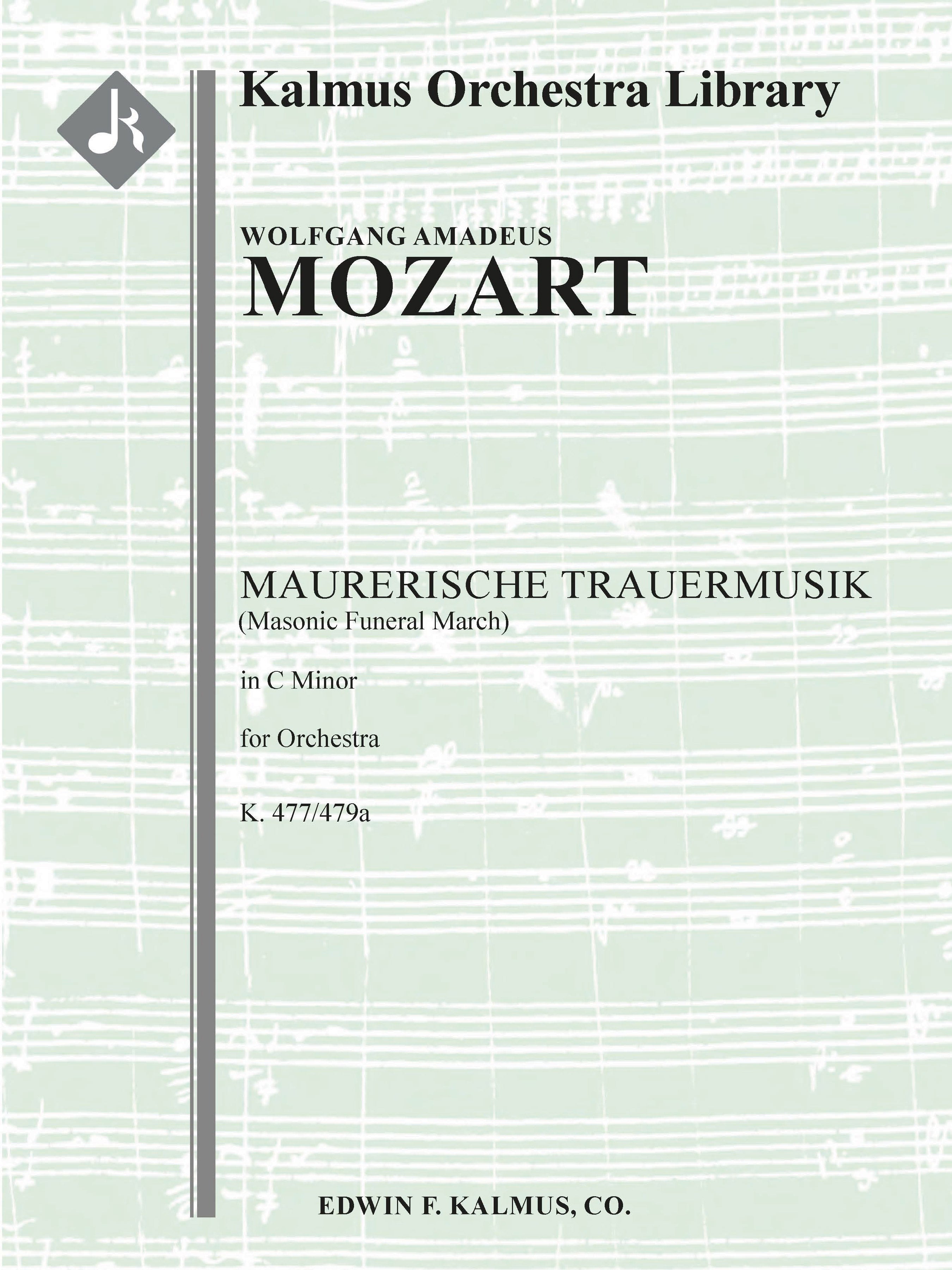 Maurerische Trauermusik, K. 477/479a (Masonic Funeral Music) Cover Image