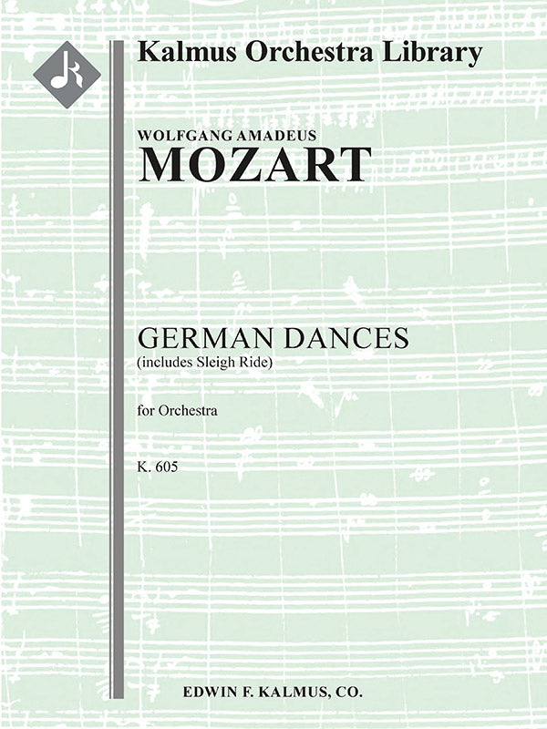 German Dances, K. 605 (includes Sleigh Ride) Cover Image