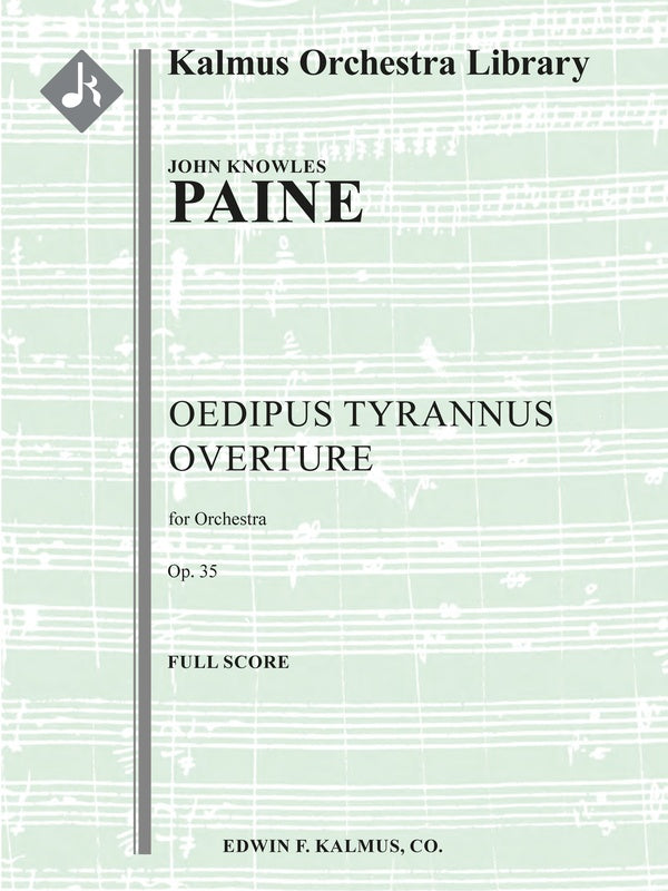 Oedipus Tyrannus, Op. 35: Overture Cover Image