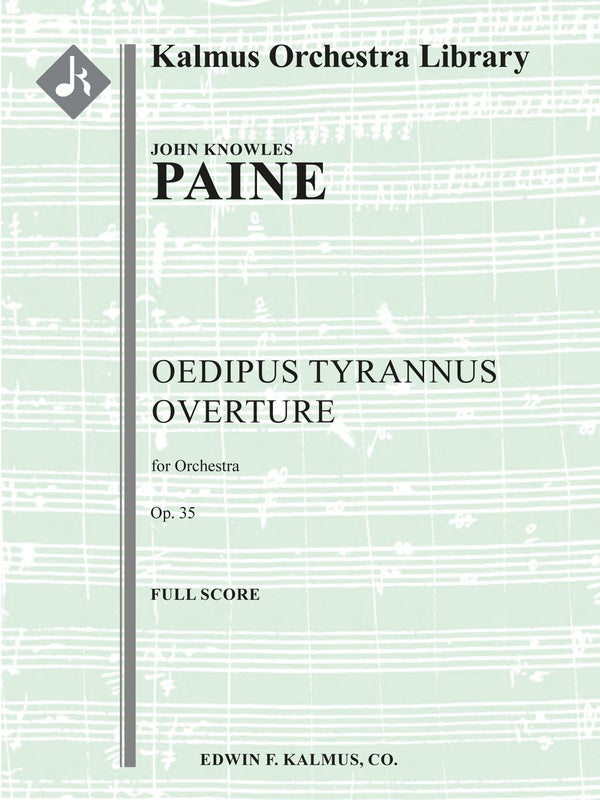 Oedipus Tyrannus, Op. 35: Overture Cover Image