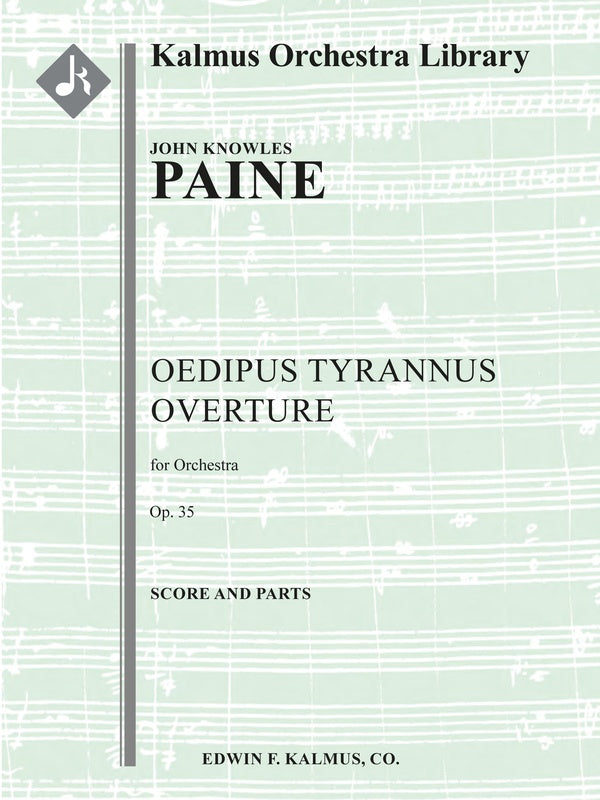 Oedipus Tyrannus, Op. 35: Overture Cover Image