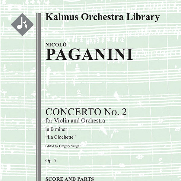 Concerto for Violin No. 2 in B minor, Op. 7: 'La Clochette' (La Campanella) Cover Image