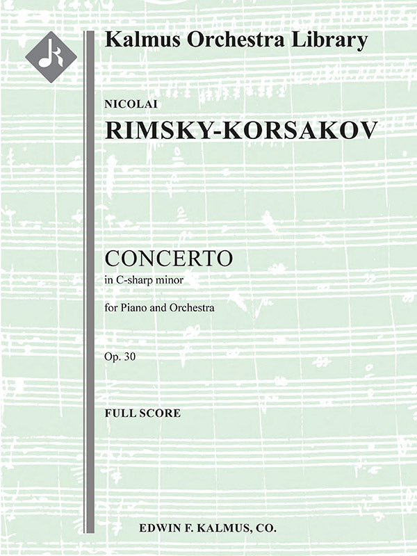 Concerto for Piano in C-sharp minor, Op. 30 Cover Image