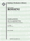 Variazioni di Clarinetto (Variations for Clarinet and Small Orchestra) Cover Image