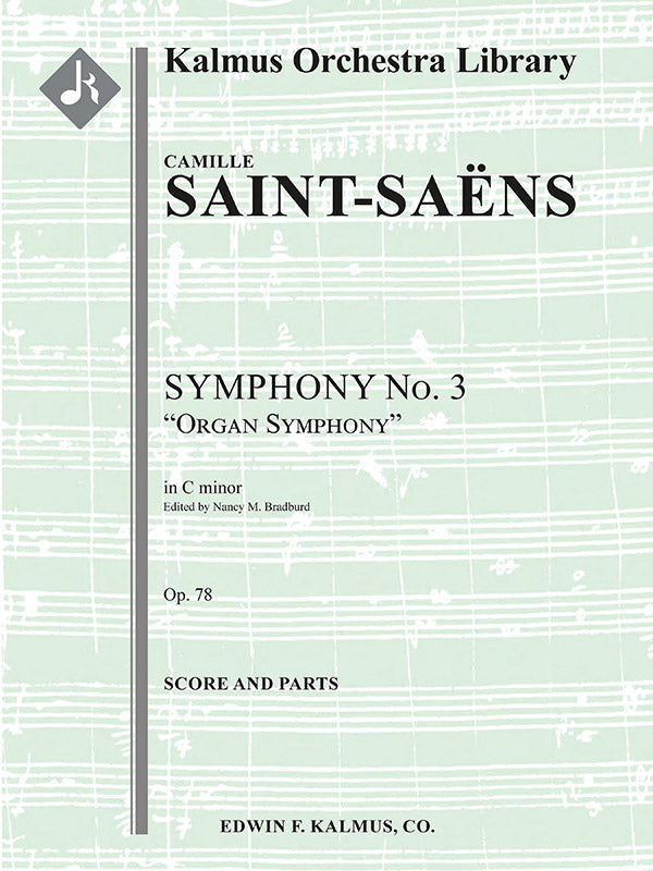 Symphony No. 3 in C minor, Op. 78: Organ Symphony Cover Image