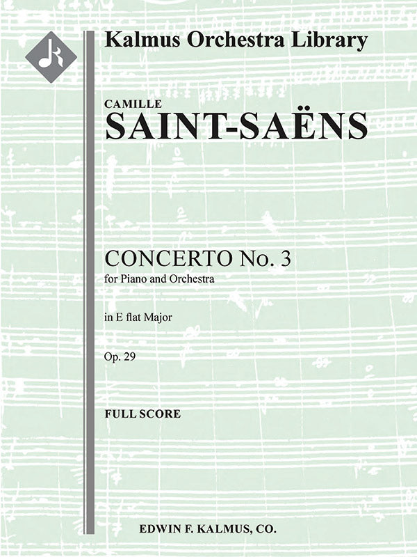 Concerto for Piano No. 3 in E-flat, Op. 29 Cover Image