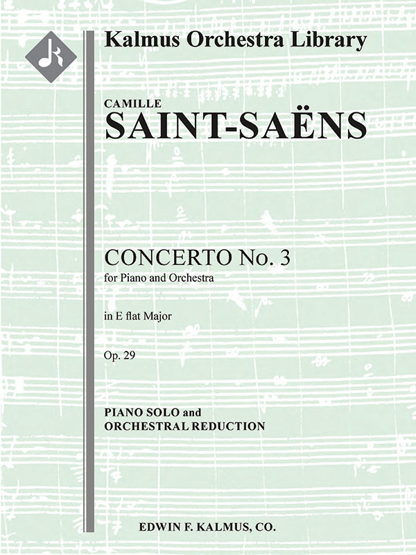 Concerto for Piano No. 3 in E-flat, Op. 29 Cover Image
