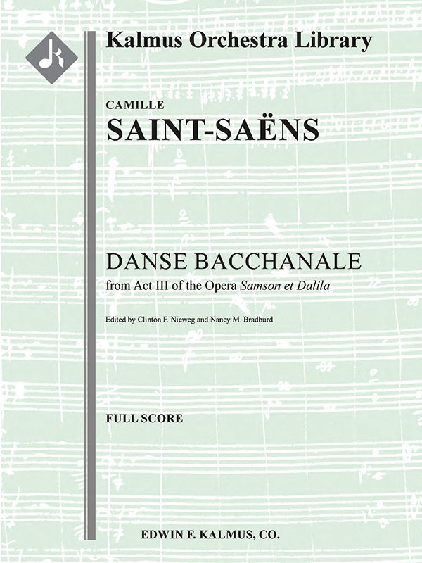 Samson and Delilah, Op. 47 (Samson et Dalila): Danse Bacchanale
