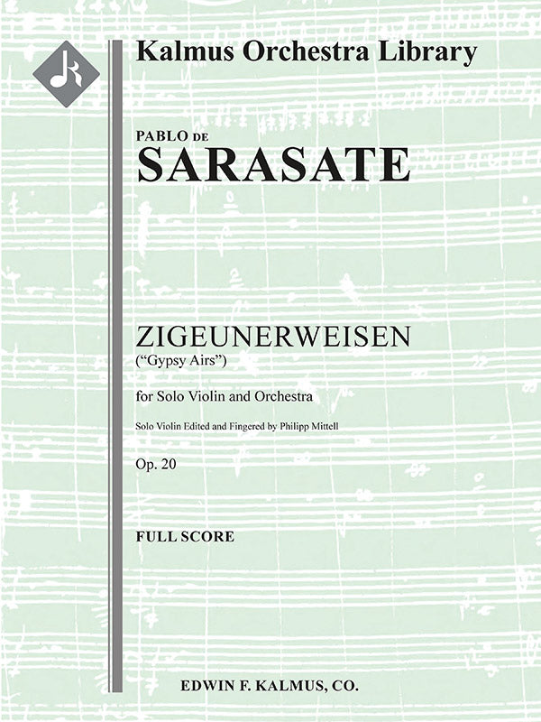 Zigeunerweisen (Gypsy Airs), Op. 20 Cover Image