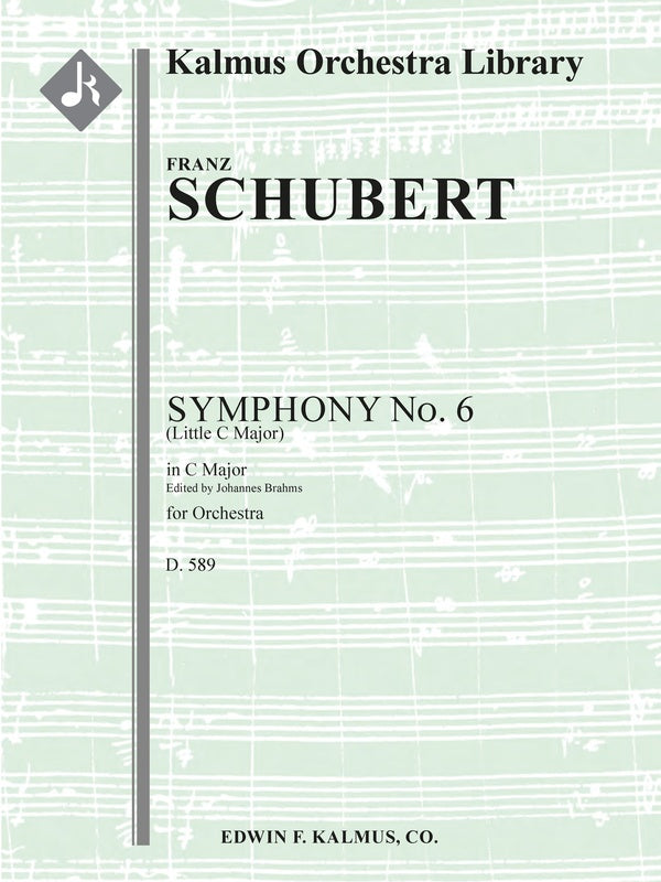 Symphony No. 6 in C, D. 589 (Little C Major) Cover Image
