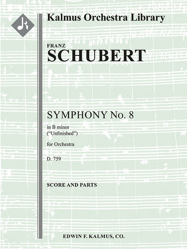 Symphony No. 8 in B minor, D 759 Unfinished Cover Image