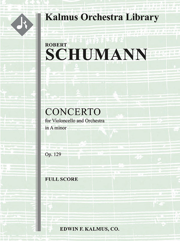 Concerto for Cello in A minor, Op. 129 Cover Image